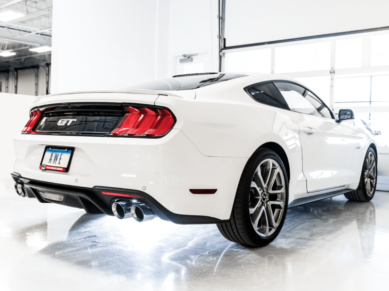 AWE Tuning 18 - 23 S550 Mustang GT SwitchPath Exhaust - Chrome Silver Tips - My Store