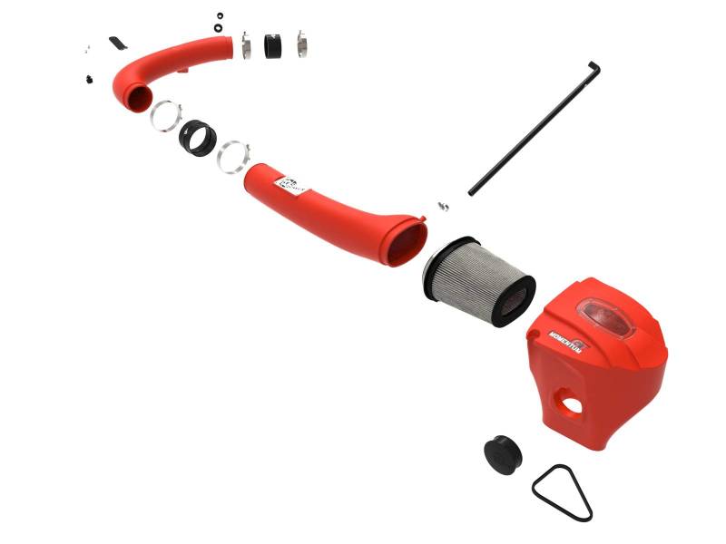 aFe Momentum GT Dry S Stage - 2 Intake System 11 - 15 Dodge Challenger/Charger V6 - 3.6L (Red) - My Store
