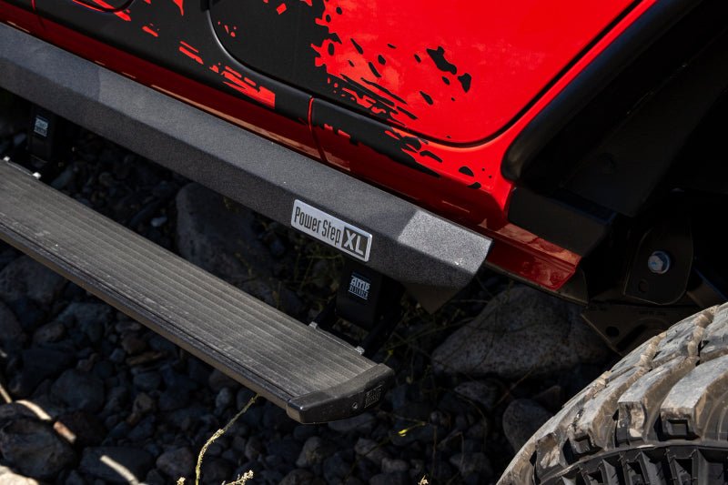AMP Research 2007 - 2018 Jeep Wrangler JKU 4DR PowerStep XL - Black (Incl OEM Style Illumination) - My Store