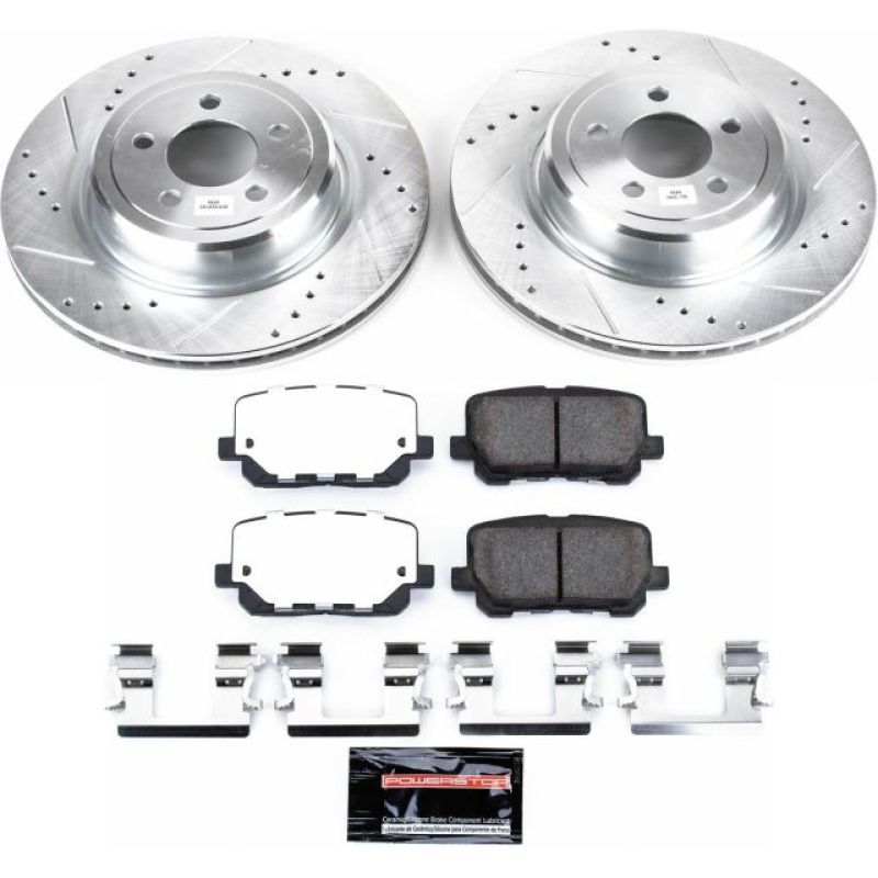 Power Stop 14 - 19 Dodge Charger Rear Z26 Street Warrior Brake Kit - My Store