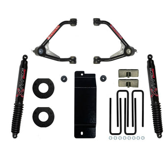 compare product Skyjacker 2017-2018 GM 1500 4WD 3.5-4in UCA Lift Kit w/Rear Black Max B8500 Shocks