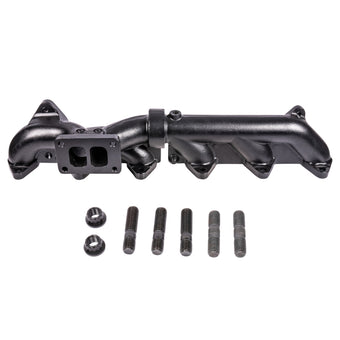 compare product ATS Diesel 07.5-18 6.7L Cummins 2Pc Holset Pulse Flow Exhaust Manifold w/ Flange Hardware