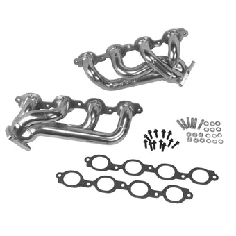 compare product BBK 14-18 GM Truck 5.3/6.2 1 3/4in Shorty Tuned Length Headers - Polished Silver Ceramic