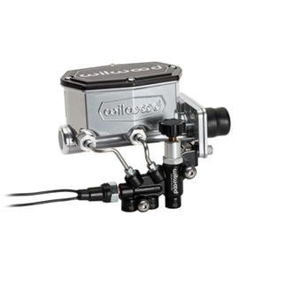 compare product Wilwood Mopar Compact Tandem Master Cylinder Kit w/ Combination Valve 1in Bore - Chrome