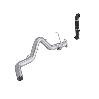 compare product MBRP 11-15 Chevy Silverado / GMC Sierra 2500/3500HD 4in OD CatBack Single Side Exit w/ Downpipe - AL