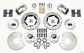 compare product Wilwood Forged Dynalite Front Kit 11.00in Drill-Polished 37-48 Ford Psgr. 360 Plate Mount