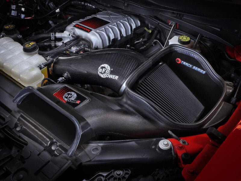 aFe 23 - 24 Ford F150 Raptor R V8 5.2L Supercharged Track Series Air Intake w/ Black PDS Filter - My Store