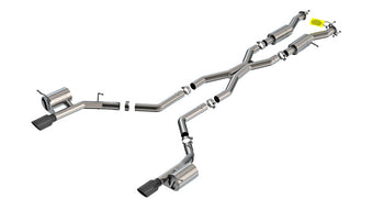 compare product Borla 2021+ Dodge Durango SRT Hellcat 6.2L V8 AWD ATAK Cat-Back Exhaust System - Black Chrome Tips