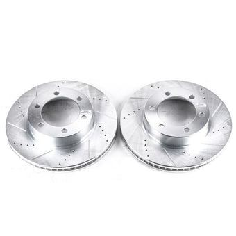 compare product Power Stop 01-07 Toyota Sequoia Front Evolution Drilled & Slotted Rotors - Pair
