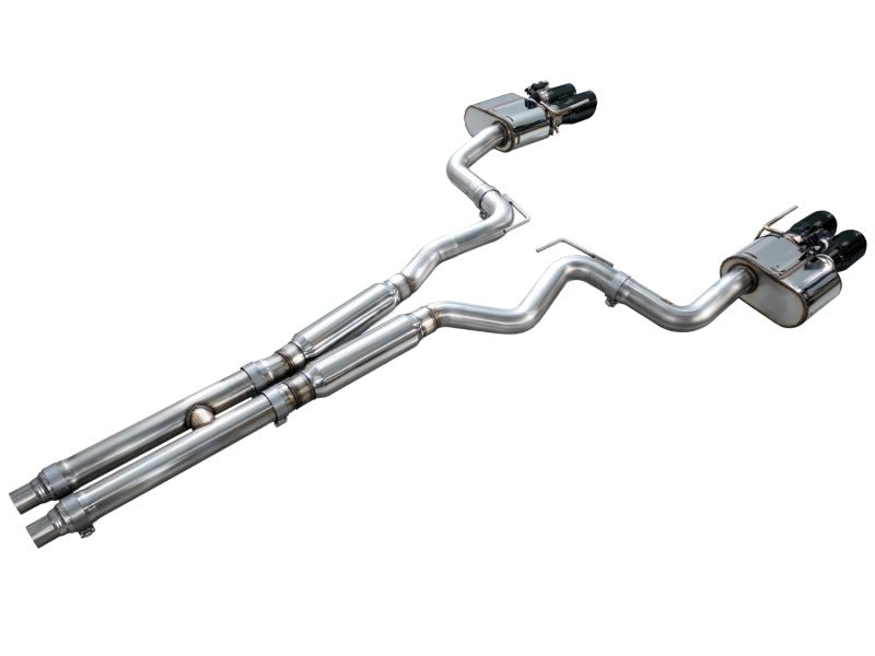 AWE Tuning 18 - 23 S550 Mustang GT SwitchPath Exhaust - Diamond Black Tips - My Store