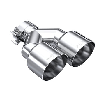 compare product MBRP Universal T304 SS Dual Tip 4in OD/2.5in Inlet