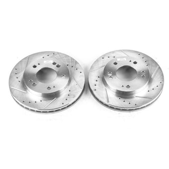 compare product Power Stop 95-05 Chrysler Sebring Front Evolution Drilled & Slotted Rotors - Pair