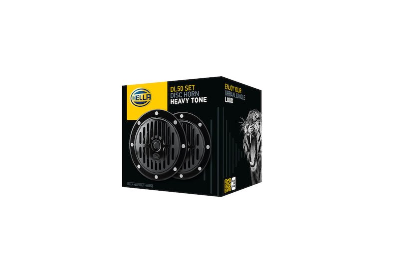 Hella Supertone Horn Kit 12V 310/380HZ HTone Black - My Store