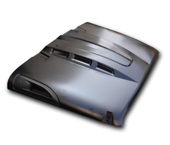 compare product DV8 Offroad 07-18 Jeep Wrangler JK Metal Heat Dispersion Hood - Primer Black