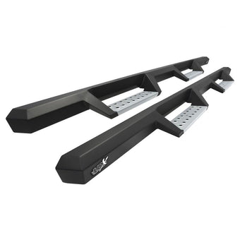 compare product Westin 22-23 Toyota Tundra CrewMax HDX Stainless Drop Nerf Step Bars - Tex. Blk