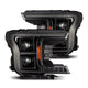AlphaRex 18 - 20 Ford F - 150 (Req. Conv F150 w/LED) LUXX LED Proj HL Alpha - Blk w/Actv Lt Seq Sig SB DRL - My Store