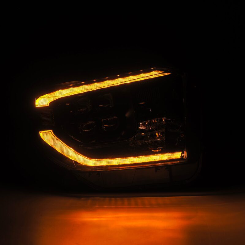 AlphaRex 14 - 21 Toyota Tundra NOVA - Series LED Proj Headlights Alpha - Blk w/Actv Light & Seq. Sig + DRL - My Store