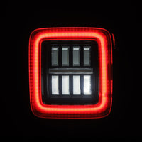 AlphaRex 18 - 23 Jeep Wrangler JL NOVA Prismatic LED Taillights Alpha - Black - My Store