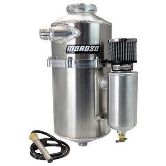 compare product Moroso Drag Race 2 Pc 60/40 Split 16.5in Tall 7in Dia 7qt Dry Sump Tank
