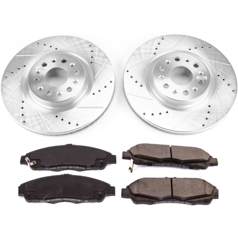 Power Stop 17 - 18 Cadillac XT5 Front Z23 Evolution Sport Brake Kit - My Store