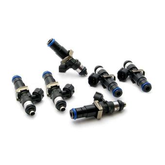 compare product DeatschWerks Set of 6 High Impedance 2400cc Injectors for Toyota Supra TT 93-98 Top Feed Conversion