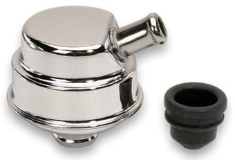 compare product Moroso Oil Separator/Breather - 3/4in Hose - Chrome
