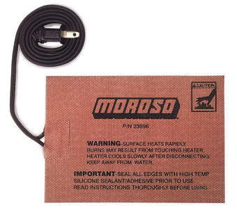 compare product Moroso External Heating Pad - Self Adhesive - 5in x 7in - 400 Watts/110 Volt 36ft Cord