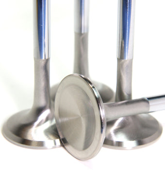 compare product GSC P-D EJ series EJ205/EJ207/EJ257 Chrome Polished Super Alloy Exhaust Valve-32mm Head(STD) -SET 8