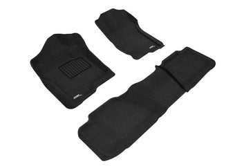 compare product 3D MAXpider 07-14 Chevrolet Tahoe With Bench 2nd Row Elegant 1st 2nd Row - Floor Mat Set (Black)