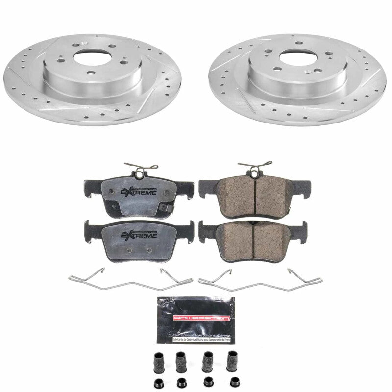 Power Stop 21 - 25 Acura TLX Rear Z26 Street Brake Kit - My Store