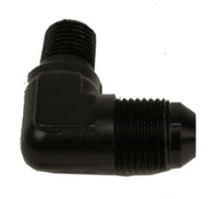 Aeromotive Fitting Elbow 1/4in - MNPT to AN - 08 90 - Deg Black - My Store