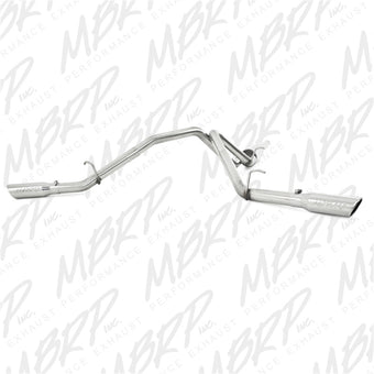 compare product MBRP 2009 Chev/GMC 1500 4.8/5.3L EC/CC (excluding 8 bed) Cat Back Dual Split Side