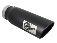 aFe Diesel Exhaust Tip Bolt On Black 4in Inlet x 5in Outlet x 15in - My Store