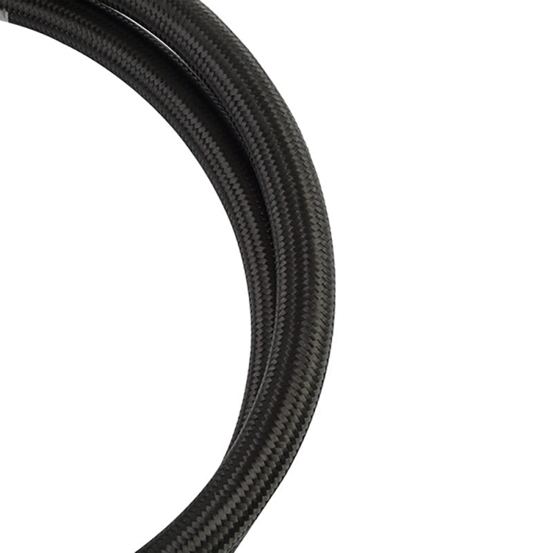 Mishimoto 10Ft Stainless Steel Braided Hose w/ - 6AN Fittings - Black - My Store