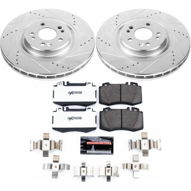 Power Stop 00 - 03 Mercedes - Benz ML55 AMG Front Z26 Street Warrior Brake Kit - My Store