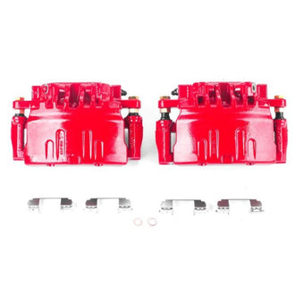 compare product Power Stop 03-07 Cadillac CTS Front Red Calipers w/Brackets - Pair