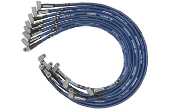 compare product Moroso Chevrolet Big Block Ignition Wire Set - Ultra 40 - Sleeved - HEI - 90 Degree - Blue