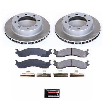 compare product Power Stop 95-97 Ford F-350 Front Semi-Coated Rotor Kit