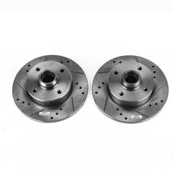 compare product Power Stop 99-02 Volkswagen Cabrio Rear Evolution Drilled & Slotted Rotors - Pair