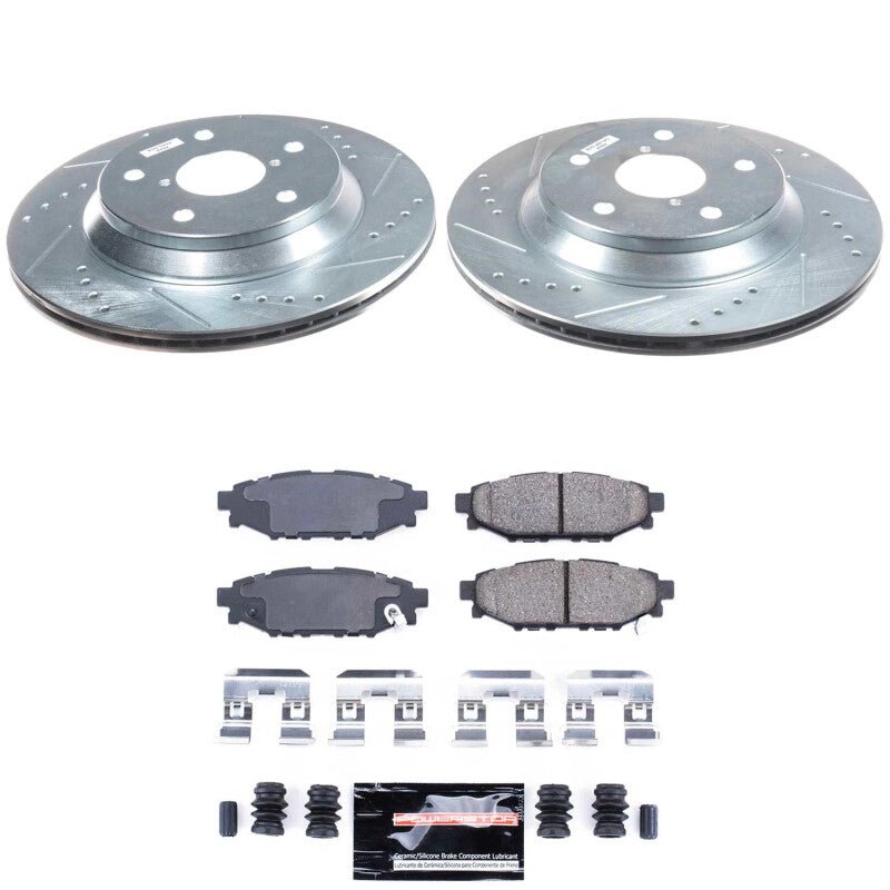 Power Stop 2024 Subaru Impreza Rear Z23 Evolution Brake Kit - My Store