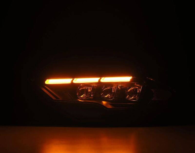 AlphaRex 18 - 20 Ford Mustang NOVA LED Proj Headlights Black w/Activ Light/Seq Signal/Switch DRL - My Store
