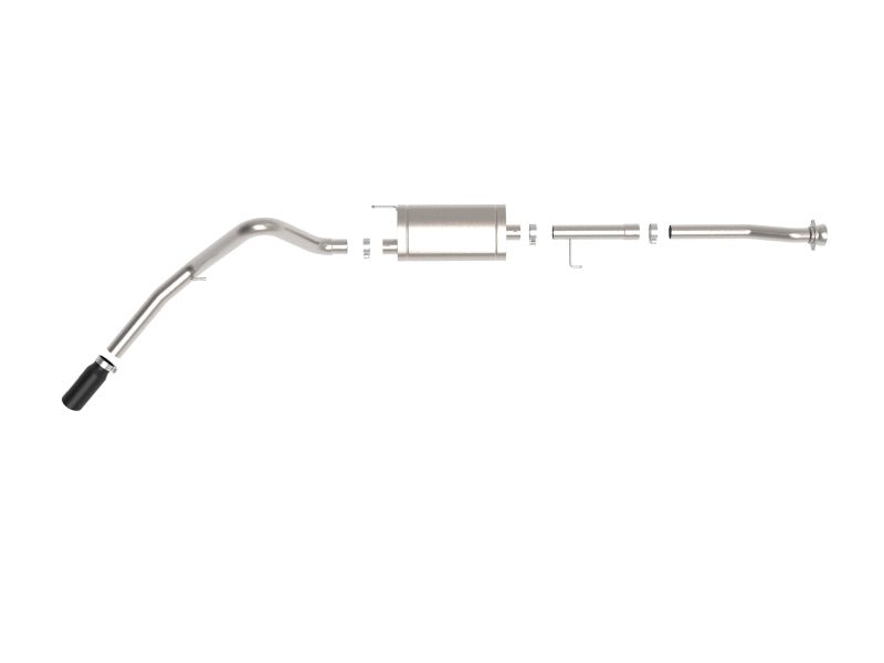 aFe Apollo GT 3in 409 SS Cat - Back Exhaust 2021 Ford F - 150 V6 2.7L/3.5L (tt)/V8 5.0L w/ Black Tips - My Store