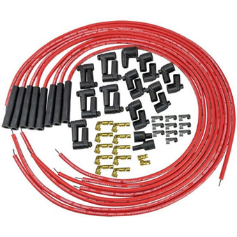 compare product Moroso Universal Ignition Wire Set - Blue Max - Spiral Core - Unsleeved - Straight - Red
