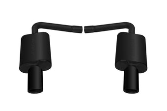 compare product Gibson 15-18 Ford Explorer Base 3.5L 2.25in Axle-Back Dual Exhaust - Black Elite