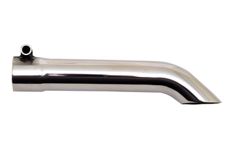 compare product Gibson Turn Down Slash-Cut Tip - 1.5in OD/1.5in Inlet/8in Length - Stainless