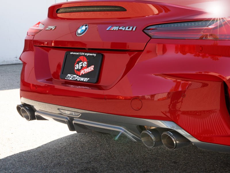 aFe 19 - 24 BMW Z4 M40i (G29) B58 Turbo MACH Force - Xp 3in to 2 - 1/2in SS CB Exhaust System - Carbon - My Store