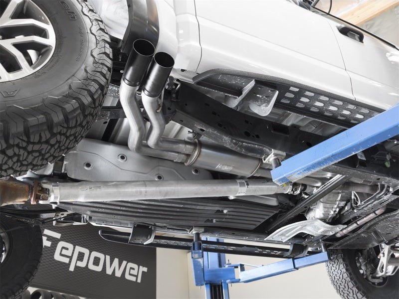 aFe POWER Rebel Series 3in 409 SS Cat Back Exhaust w/ Black Tips 17 Ford F - 150 Raptor V6 - 3.5L - My Store