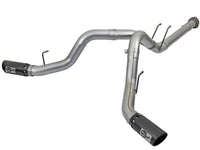 aFe Large Bore - HD 4in 409 Stainless Steel DPF - Back Exhaust w/Black Tip 2017 Ford Diesel V8 6.7L (td) - My Store