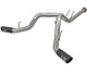 aFe Large Bore - HD 4in 409 Stainless Steel DPF - Back Exhaust w/Black Tip 2017 Ford Diesel V8 6.7L (td) - My Store