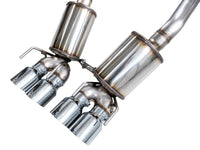 AWE Tuning C6 Chevrolet Corvette Z06/ZR1 Touring Edition Axle - Back Exhaust w/ Chrome Silver Tips - My Store